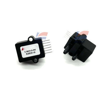 5-ДЮЙМОВЫЕ-D-MV Датчики давления для монтажа на плату, двойные радиальные штуцеры, SIP-6, винтовое крепление