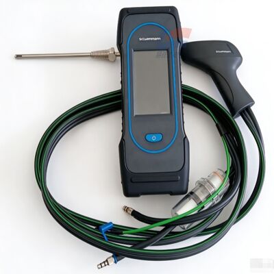 YJJ Si-CA230 Handheld Flue Gas Analyzer with O2 CO NO SO2 Sensors for Boiler Combustion Test